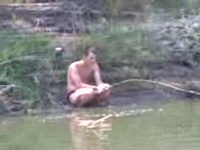 Крокодил не ловиться...