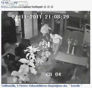 Мужик провалился