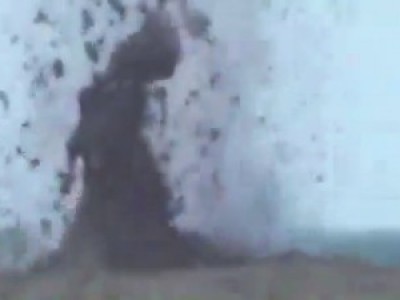 Выброс грязи на азовском море