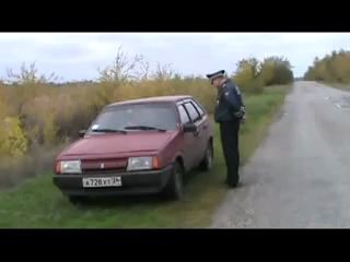 Пьяная волгоградка за рулем