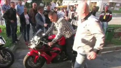 Подарили байк