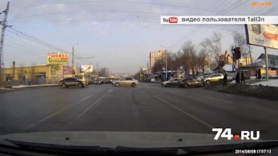 ДТП с 4 машинами