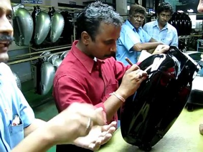 Ручная раскраска Royal Enfield