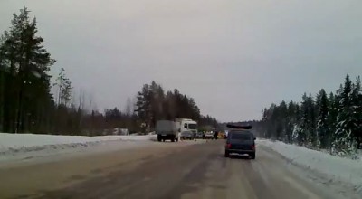 Газель в клочья. Авария на трассе Ухта-Сыктывкар