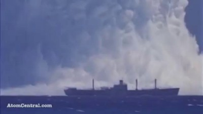 Ядерный взрыв. Подводная царь-бомба. Ядерный гриб. Nuclear explosion. Mushroom cloud