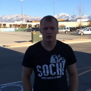 Александр Шлеменко уже в Солт Лэйк Сити где пройдёт его бой в эти выходные.