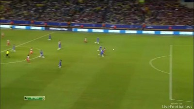 Гол Фалькао Челси 0:1 Атлетико 31.08.12 HD