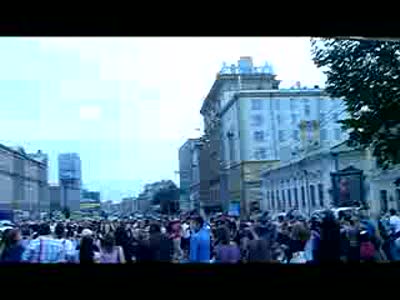 Michael Jackson - Just Beat It Flash Mob in Moscow