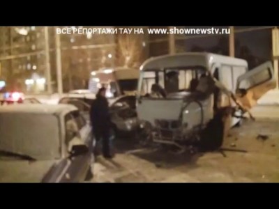  Инкассаторs,БМВ Х5 и "десятка" врезались в автобус 