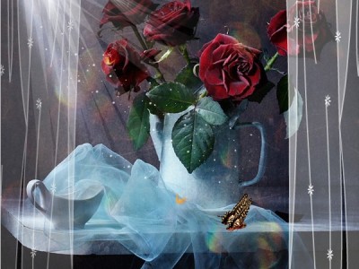 Букет красных роз