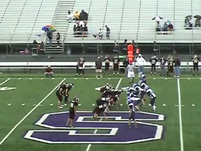 Little Boy Gets Ran Over By The Largest Kid In Pee Wee Football LOLOLOL