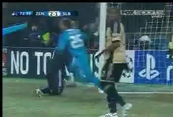 Zenit St Petersburg 2 - 1 Benfica (AMAZING FANTASTIC Goal - Sergei Semak)