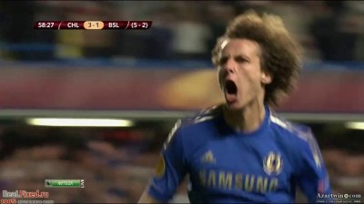 Челси - Базель. Гол Давида Луиса