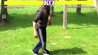 Пьяная драка в стиле Street Fighter