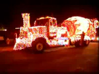 Новогодний грузовик