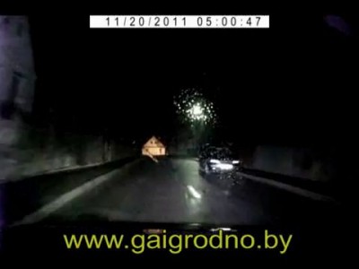 Слонимский водитель притворился спящим