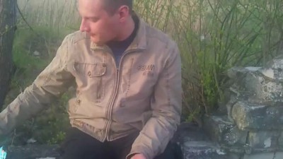 Выстрел в лицо из газового пистолета )