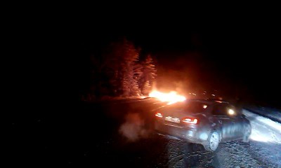 Фаер-шоу на трассе М-7(2)