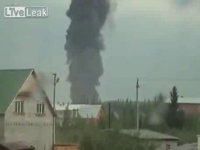 Взрыв склада с боеприпасами 