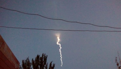 след ракеты, запуск 2014