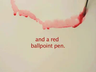 Stop Motion: акварель + чернила