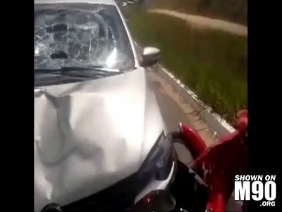 МОТОЦИКЛИСТ VS МАШИНЫ = БЕЗ ГОЛОВЫ