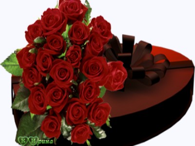 букет с конфетами