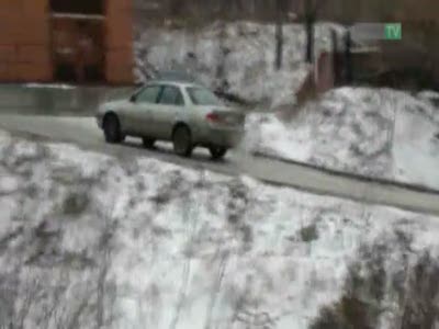 Во Владике первый гололед