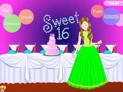 Sweet 16 Dress Up