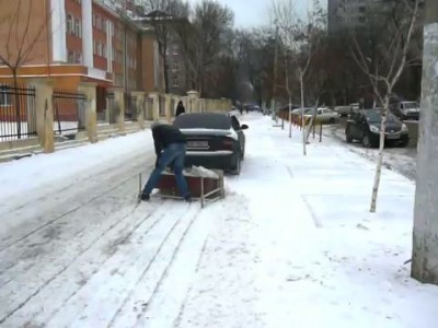 Уборка снега по-одесски