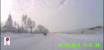 Ибо нехуй бегать по дороге  ...