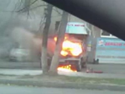 Возгорание Шеви Нивы