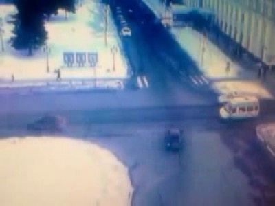 Очень тупая авария