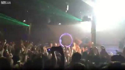 Naked girl jumps on stage at Florida Concert Keys N' Krates Tampa, Florida