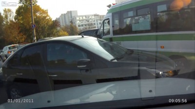 Разборка на дороге.