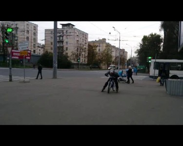 Велороллер - на ролика на велосипеде