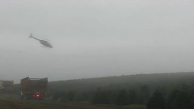 Oregon Christmas Tree Harvest With Helicopter. Amazing Pilot!