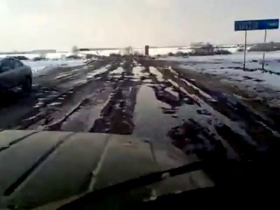 Трасса Уфа-Белорецк 28.03.2013