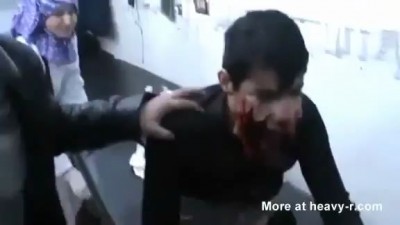 Один из самых живописных портретов войны. Сирия, февраль 2012.