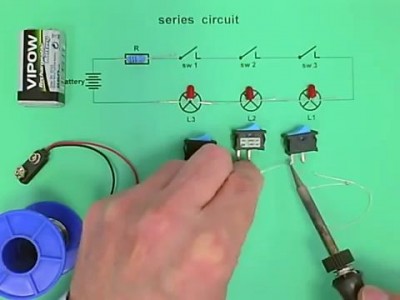 Фокус со светодиодами.