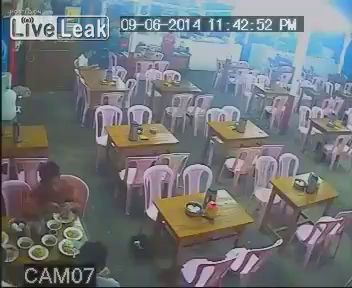 Кафэшный махач, с мокрухой