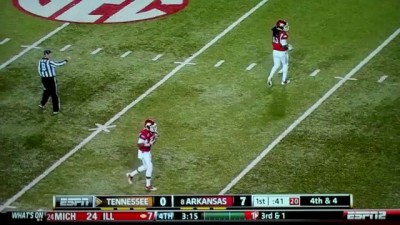 Joe Adams Punt Return Kick For Touchdown TD Run - Tennessee vs. Arkansas