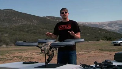 FPSRussia: Prototype Quadrotor with Machine Gun!