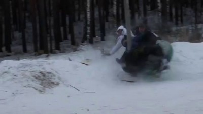 Рождественский тюбинг на лысой 3