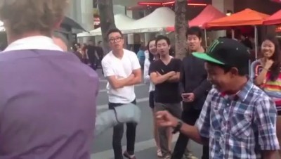 Пьяный турист