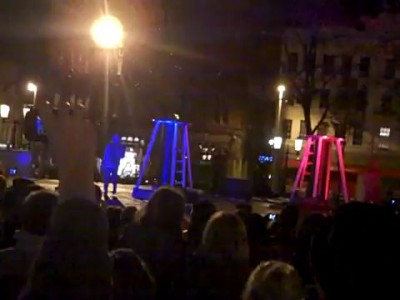 Two men + two Tesla coils + special suits = ELECTRICITY FIGHT!