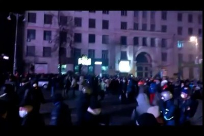 Взрыш свето-шумовой гранаты