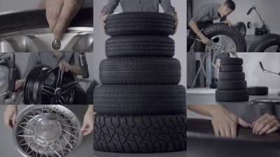 Инструментальная музыка из шин автомобилей