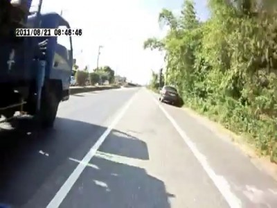 Сбил мотоциклиста