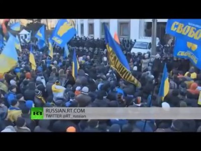 Майдан. ШОКИРУЮЩАЯ ЖЕСТЬ. Пьяный Кличко включил режим прозрачности
